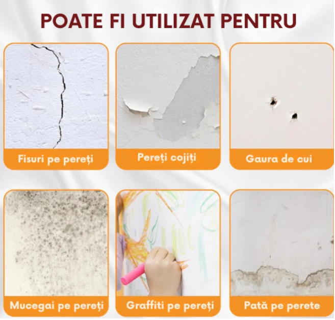 Rolă Magică pentru Pereți, TUB MARE 500ml.